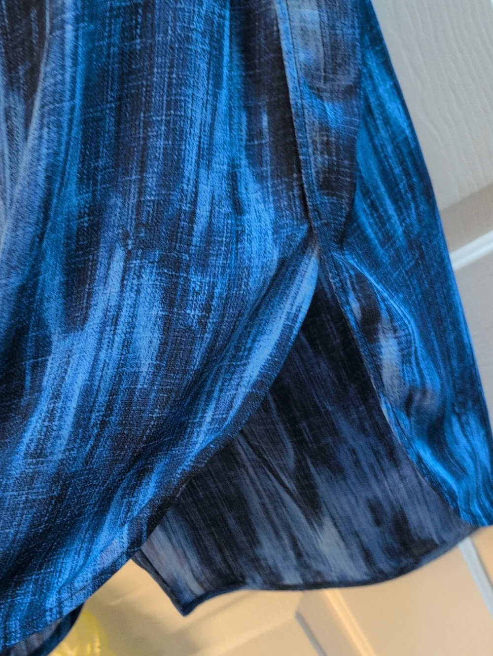 MK Sleeveless Blue Top